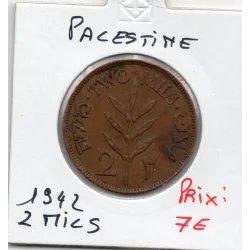 Palestine 2 Mils 1942 TTB+, KM.2