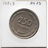 Israel 250 pruta 1949 Sup, KM.15 avec perle