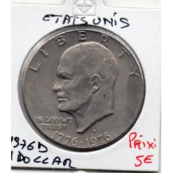 Etats Unis 1 Dollar 1976 D Sup, KM.206 Bicentenaire Indépendance