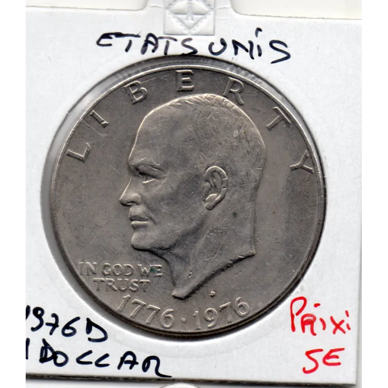 Etats Unis 1 Dollar 1976 D Sup, KM.206 Bicentenaire Indépendance