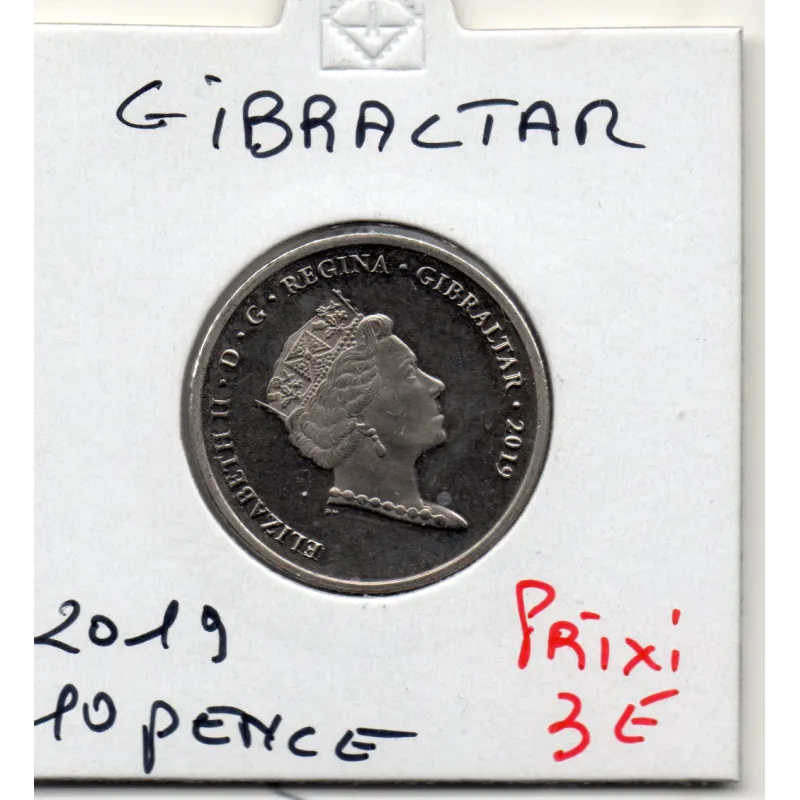Gibraltar 10 pence 2019 Spl, KM.1650 jeux des iles Gibraltar 10 pence 2019 Spl, KM.1650 jeux des iles