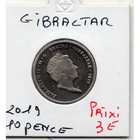 Gibraltar 10 pence 2019 Spl, KM.1650 jeux des iles