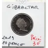 Gibraltar 10 pence 2019 Spl, KM.1650 jeux des iles