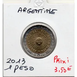 Argentine 1 peso 2013 Spl, KM.122.4 Bicentennaire monnaie