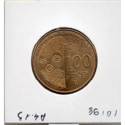 Pacifique Français 100 Francs 2021 Spl Case ronde