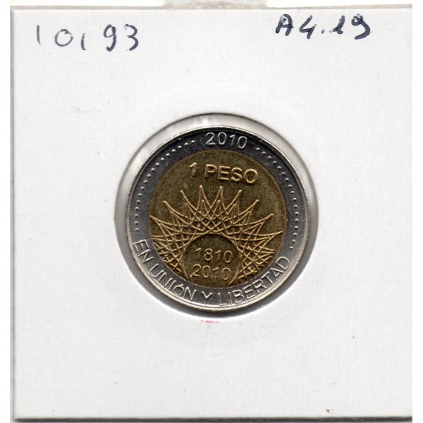 Argentine 1 peso 2010 Spl, KM.157 El Palmar de Colon