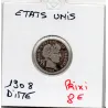 Etats Unis dime 1908 TB, KM 113 pièce de monnaie
