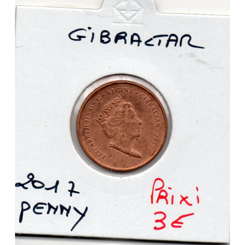 Gibraltar 1 penny 2017 Spl, KM.1584 50 ans referendum 1967 Gibraltar 1 penny 2017 Spl, KM.1584 50 ans referendum 1967