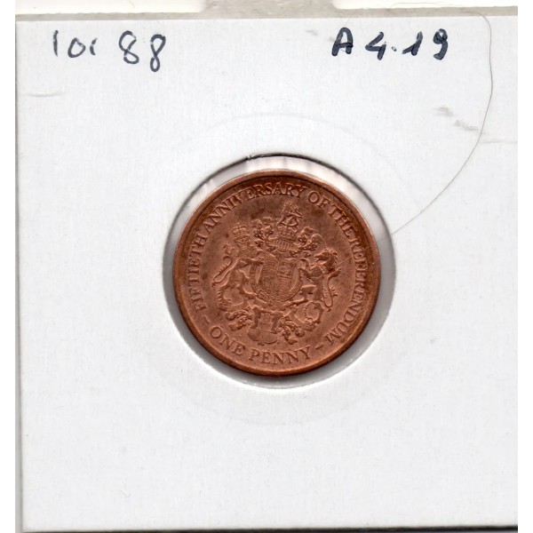 Gibraltar 1 penny 2017 Spl, KM.1584 50 ans referendum 1967