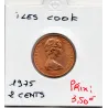 Iles Cook 2 cents 1975 Spl, KM.2 Ananas