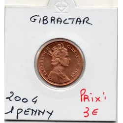 Gibraltar 1 penny 2004 Spl, KM.1046 Tricentenaire Britannique