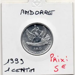 Andorre 1 centim 1999, FDC KM.171 FAO