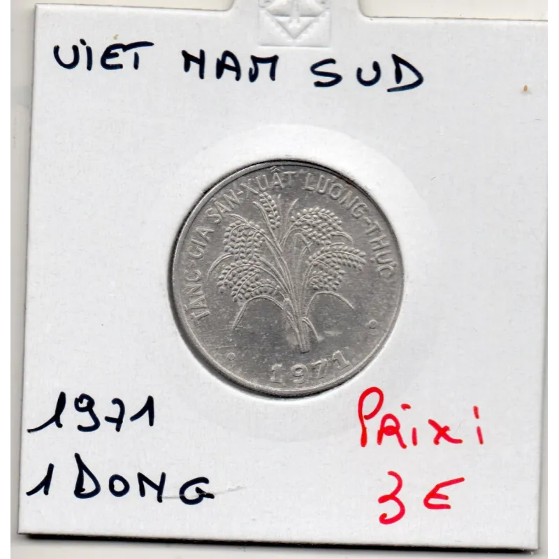 Viet-Nam Sud 1 dong 1971 Spl, KM.12 Viet-Nam Sud 1 dong 1971 Spl, KM.12