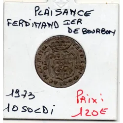Italie Plaisance 10 Soldi 1793 Spl, KM.47 Ferdinando I di Borbone