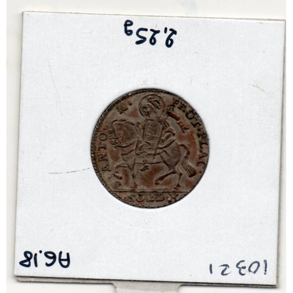 Italie Plaisance 10 Soldi 1793 Spl, KM.47 Ferdinando I di Borbone