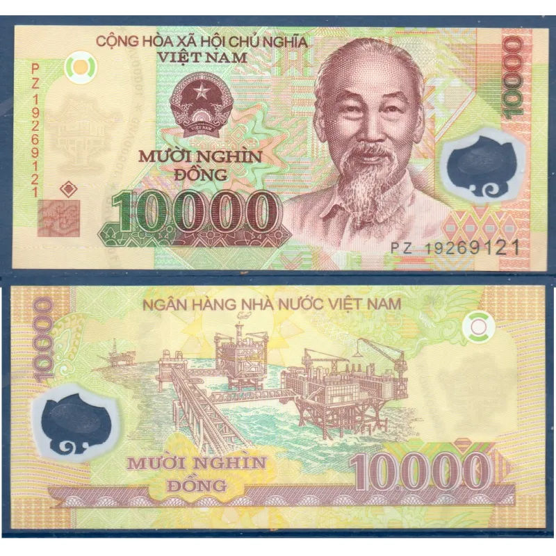 Viet-Nam Nord P.119l, TTB Billet de 10000 dong 2019 Viet-Nam Nord P.119l, TTB Billet de 10000 dong 2019