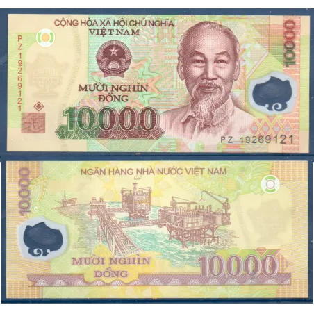 Viet-Nam Nord P.119l, TTB Billet de 10000 dong 2019