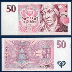 Republique Tchèque P.17a, Spl Billet de 50 Korun 1997 Ste Agnes