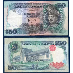 Malaisie P.31C, TTB Billet de 50 ringgit 1987 De La Rue