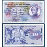 Suisse P.46v, TTB, Billet de 20 Francs 1974 Henri-Dufour