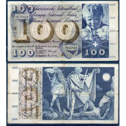 Suisse P.49a, TB Billet de 100 Francs 1956 Saint Martin
