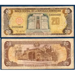 Republique Dominicaine P.154a, TB Billet de 10 Pesos oro 1997