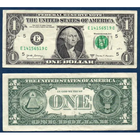 Etats Unis P.544a, TTB Richmond Billet de 1 Dollar 2017A Série E