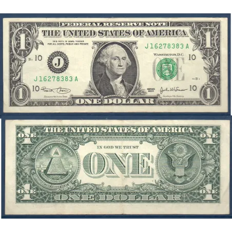 Etats Unis P.515a Kansas city, TTB Billet de 1 Dollar 2003 série J