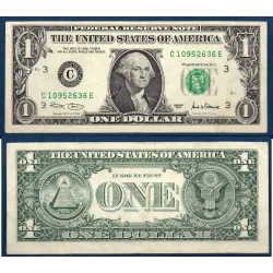 Etats Unis P.509 Philadelphie, TTB Billet de 1 Dollar 2001 série C
