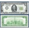 Etats Unis P.433L New York, Spl Billet de 100 dollars 1934 Sceau vert clair série B