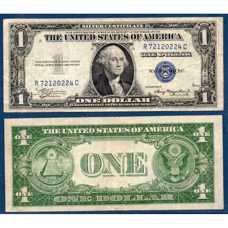 Etats Unis P.416a, TB, Billet de 1 Dollar 1935 Série A Etats Unis P.416a, TB, Billet de 1 Dollar 1935 Série A