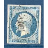 Timbre France Yvert No 15 Empire 25c Bleu Oblitéré PC 1495
