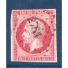 Timbre France Yvert No 17B Empire 80c rose Oblitéré PC 2784