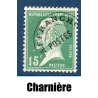 Timbre France Préoblitérés Yvert 65 Type Pasteur 15c vert neuf * avec charnière