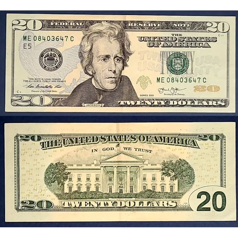 Etats Unis P.541, TTB Richmond Billet de 20 Dollars 2013 Série E Etats Unis P.541, TTB Richmond Billet de 20 Dollars 2013 Série E