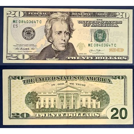 Etats Unis P.541, TTB Richmond Billet de 20 Dollars 2013 Série E