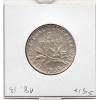 2 Francs Semeuse Argent 1909 Sup-