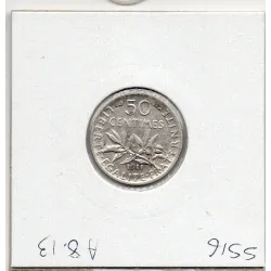 50 centimes Semeuse Argent 1911 TTB+