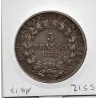 5 francs Louis Napoléon Bonaparte 1852 A tête large Paris TTB