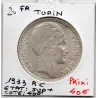 20 francs Turin 1933 Rameaux court Sup+