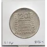 20 francs Turin 1933 Rameaux court Sup+