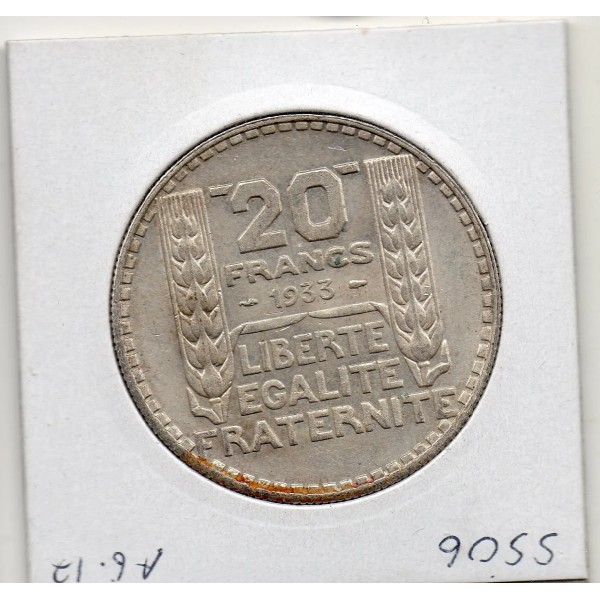 20 francs Turin 1933 Rameaux court Sup