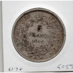 5 francs Hercule 1848 A Paris Sup-