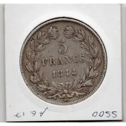 5 francs Louis Philippe 1844 W Lille TB