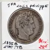 5 francs Louis Philippe 1835 B Rouen TB