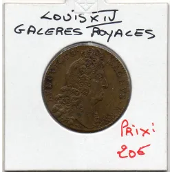 Jeton Louis XIV, Galères royales, ND Sup- feuardent 14721