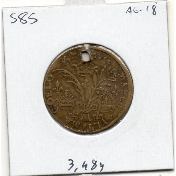 Jeton Henri III AVT CAESAR AVT NIHIL, MANET VLTIMA COELO ND TTB+ feuardent 11834