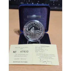 1 franc Argent, BE, 1993, Débarquement allié pièces de monnaies de Paris