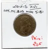 Jeton Louis XVI OMNIBVS NON SIBI laiton, Sup feuardent 13419