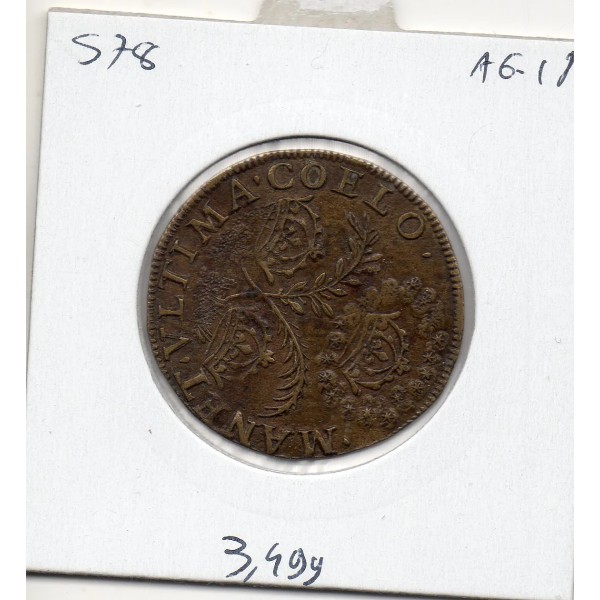 Jeton Henri III IVSTITIA PIETATE, MANET VLTIMA COELO ND TTB+